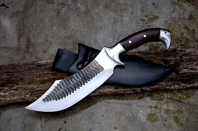 12 Inches Long Blade Eagle Bowie-Hand Forged Knife-Hunting And Camping Knife • $214.49