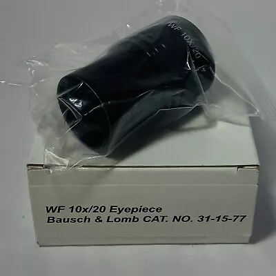 WF 10x/20 Microscope Eyepiece Bausch & Lomb CAT. NO. 31-15-77 WIDE FIELD • $11.97