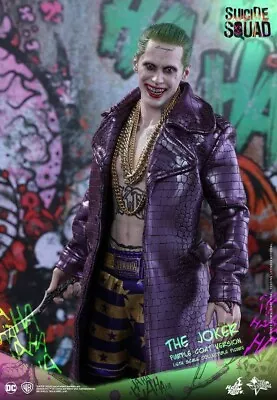 Men's Alligator Jared Leto Joker Crocodile Faux Leather Coat • $129.99