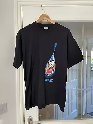 Vintage Warner Bros Studio 90s Y2k Looney Tunes Taz T Shirt Men Large • £20