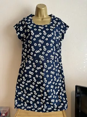 Weird Fish Navy Tunic Dress - UK Size 12 - Brand New With Tags RRP £38 (O1) • £18