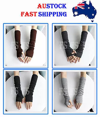 Winter Fingerless Gloves Arm Women Men New Hot Selling Knit Fashion *aus Stock* • $7.50