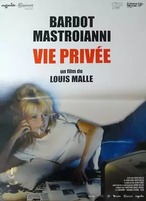 A Very Private Affair / Vie Privee - Bardot / Malle - Reissue Movie Poster • $39.99