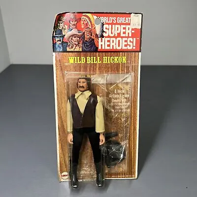 Vintage 1973 Mego Wild Bill Hickok 8  Action Figure NEW IN PACKAGE • $275