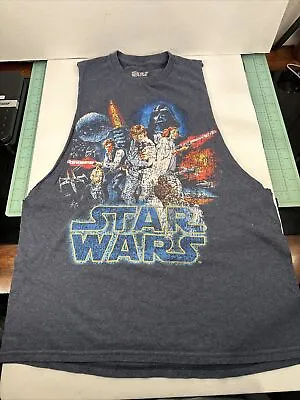 Star Wars Graphic Cut Off Tank Top Men’s Size M • $8.99