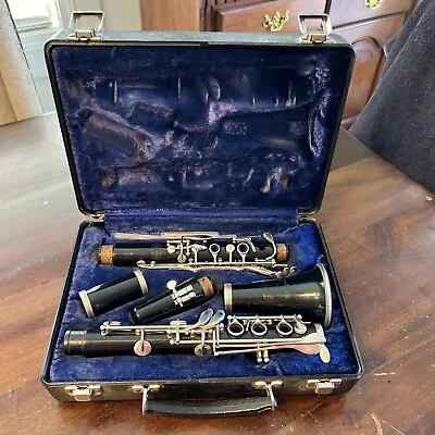Selmer Resonite Bundy Clarinet With Hard Case Made In USA! Blue Velvet Lining • $52