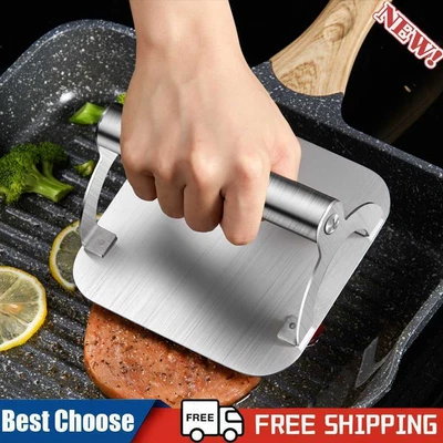 £16.91 • Buy Beef Burger Press Antirust Meat Press Smooth Portable For Steaks Panini Sandwich