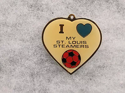 I Love My St. Louis Steamers MISL Heart Shaped Lapel Pin • $6.95