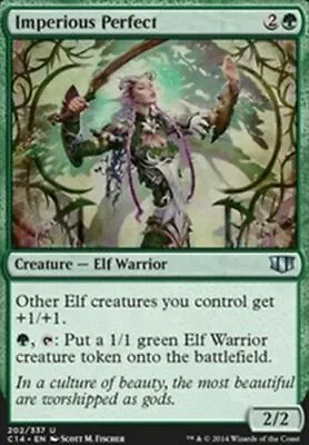 1x IMPERIOUS PERFECT - Elf - Commander/Alara - MTG - Magic The Gathering - NM • £2.99