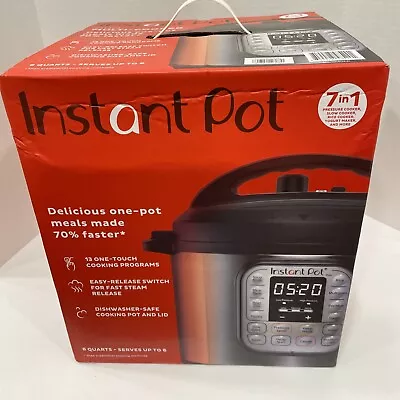 NEW Instant Pot Duo IP-DUO60 V5 Multi-Cooker 7-in-1 Pressure Cooker 6 Quarts • $59.99