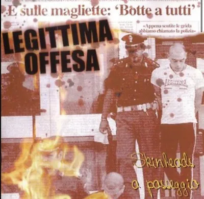 LEGITIMATE OFFENSE   Walking Skinheads   CD Italian RAC Oi Worst Friend Adl 122 • £61.95