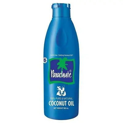 Parachute 100% Pure Coconut Oil 500ml (Bottle) - Premium Quality • £7.89