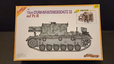Cyber Hobby 15cm Sturm - Infanteriegeschutz 33 Auf Pz. Iii Tank 1/35 Scale Sr • $40.50