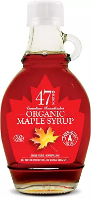 47 North Canadian Organic Maple Syrup Single Source Grade A Amber Rich 250g 1 • £11.35