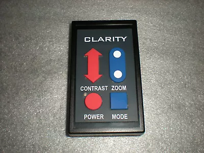 Clarity Remote Control Controller ONLY FOR AF PCMate Low Vision Video Magnifier • $17.89