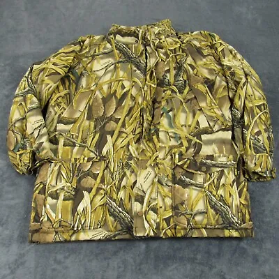 VINTAGE LL Bean Jacket Mens Extra Large Beige Camo Hunting Outdoor • $32