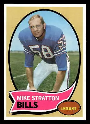 1970 Topps #252 Mike Stratton Near Mint+ Bills • $1.50