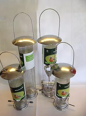 Deluxe 'Packsaddle' Wild Garden Bird Hanging SEED Or NUT Feeder Large Or Small • £9.49