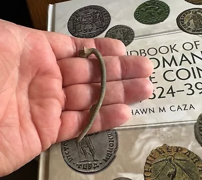 £17 • Buy A Huge Roman Romano British Colchester One-piece Type Brooch Metal Detecting UK