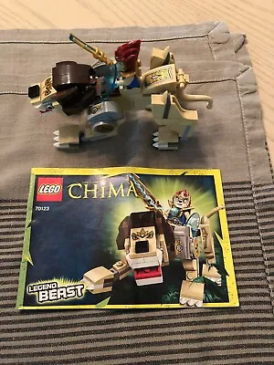 Lego - Legends Of Chima Lion Legend Beast Set Number 70123 With Instructions • £4.99