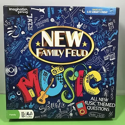 New Family Feud Music Edition Boardgame Complete In Box • $12.50