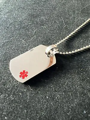 Medic Alert Dog Tag • £5