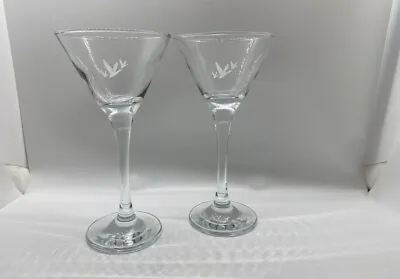 Limited Edition Grey Goose Crystal Martini Glasses Set Of 2 Glasses • $19.99