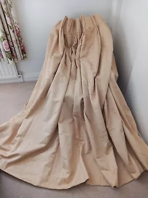 £79 • Buy Damask Gold Curtains Pinch Pleat Montgomery Fabric Cotton