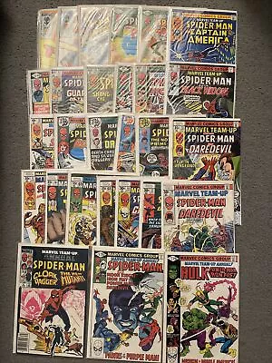 Marvel Team Up Comics Book Lot 28 Spider-man Byrne 56 74 148 Annual 3 4 6 VG+ • $42
