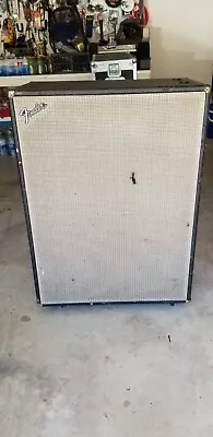 Fender Bassman 100 4x12 Pyramid Cabinet Vintage 70s! L@@k! Silverface! • $300