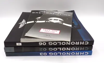 £25 • Buy Breitling Chronolog 02 03 06 1995/96 Catalogue Price List English GBP Version