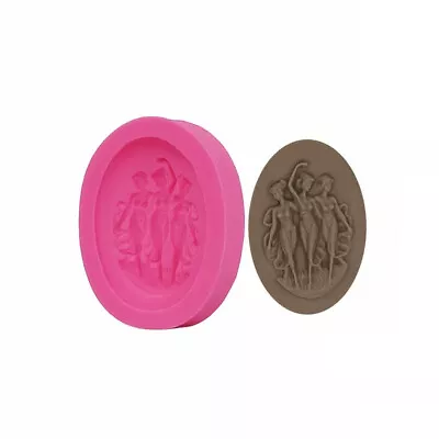 Small 3 Fairies Silicone Mould For Sugar CraftResin Cake Decorating Etc • £4.50
