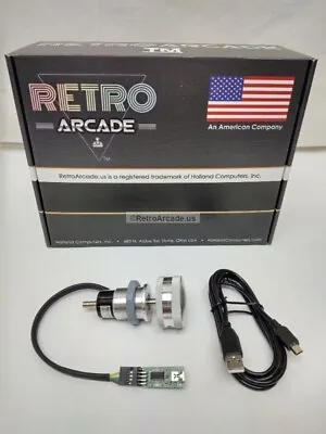 New SpinTrack Arcade USB Spinner Kit By RetroArcade.us For MAME Systems • $91.95