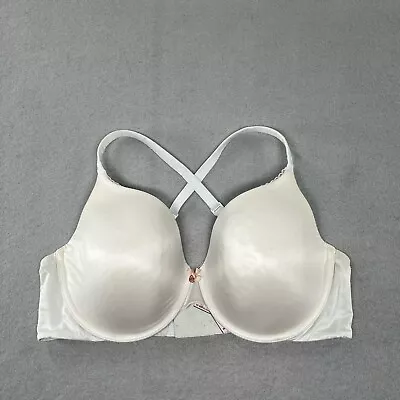 Victoria's Secret Bra Womens Size 38D White Lined Perfect Coverage Body By • $16.88