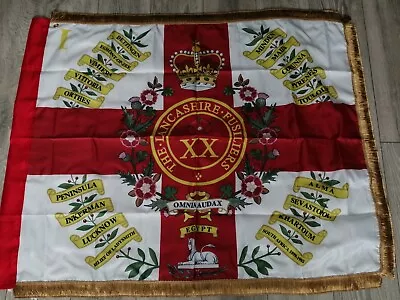 The Lancashire Fusiliers 1st Bn Regimental Colours Flag.  • £30