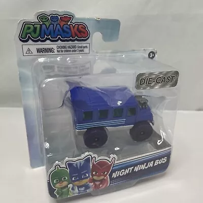 PJ Masks Night Ninja Bus Die-Cast Car Metallic Vehicle NIB 2021 • $6.98