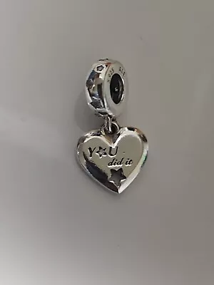 Authentic Pandora Congratulations Heart & Stars Dangle Charm #799323c01 • $40