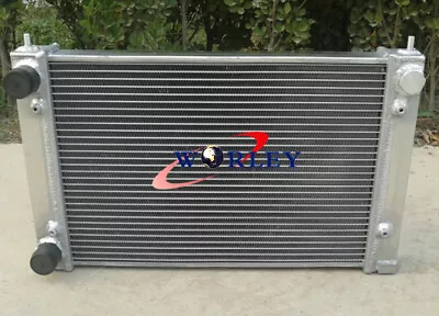 $138 • Buy Aluminum Radiator For VW CORRADO SCIROCCO JETTA GOLF GTI MK2 1.8 16V 1986-1992