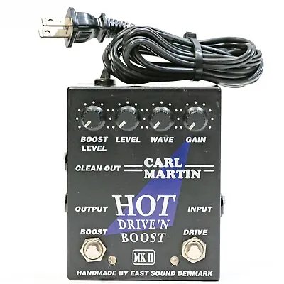 Carl Martin Hot Drive And Boost MKII Overdrive Guitar Effect Pedal • $99.99