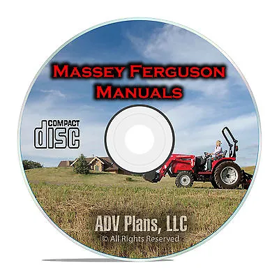 Massey Ferguson Tractor Shop Manuals MF35 MF135 TE-20 TO-20 TO-30 CD F53  • $8.95
