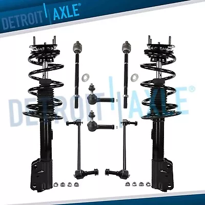 AWD Front Struts W/Coil Springs Sway Bars Tie Rods For 2011 - 2013 Ford Explorer • $224.69