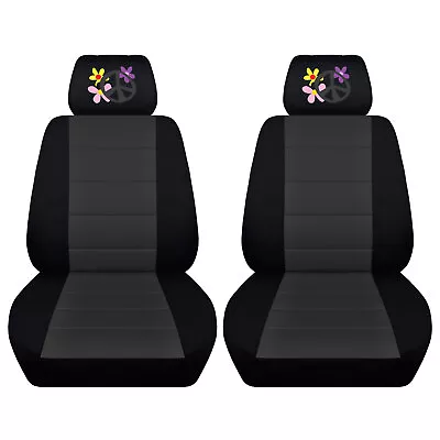 Front Flower Power Seat Covers Fits 2001 To 2005 Volkswagen Beetle • $89.99
