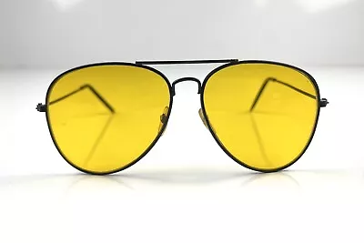 Vintage Men’s Yellow Tinted Aviator Sunglasses • $23.80