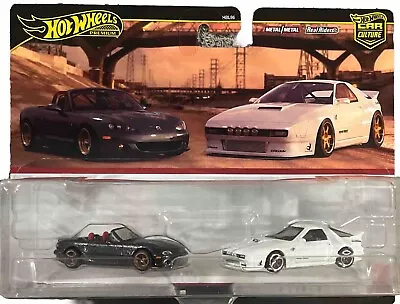 Hot Wheels Car Culture 04 Mazda Mazdaspeed Miata Mazda RX7 FC Pandem  • $23.99