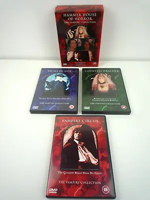 Hammer House Of Horror The Vampire Collection 3 Dvd Box Set / Uk Region 2 • £19.99