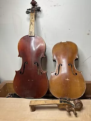 Two 3/4 Size Violins For Repair • $50