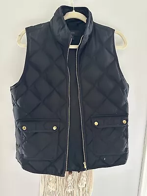 J.CREW Excursion Puffer Vest Size Small Black • $18.74