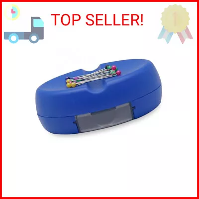 YEQIN Magnetic Sewing Pincushion With 15 Plastic Head Pins Magnetic Pins Holder • $12.81