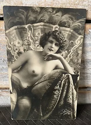 ART DECO Glamour Nude RP Postcard  By JEAN AGELOU  LEO 1927 No 61 • £17.50