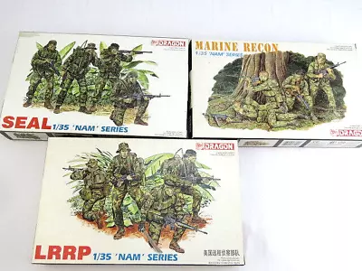 Dragon 1/35  Vietnam    SEAL / MARINE RECON / LRRP  U.S. Soldiers NAM Series Set • $50